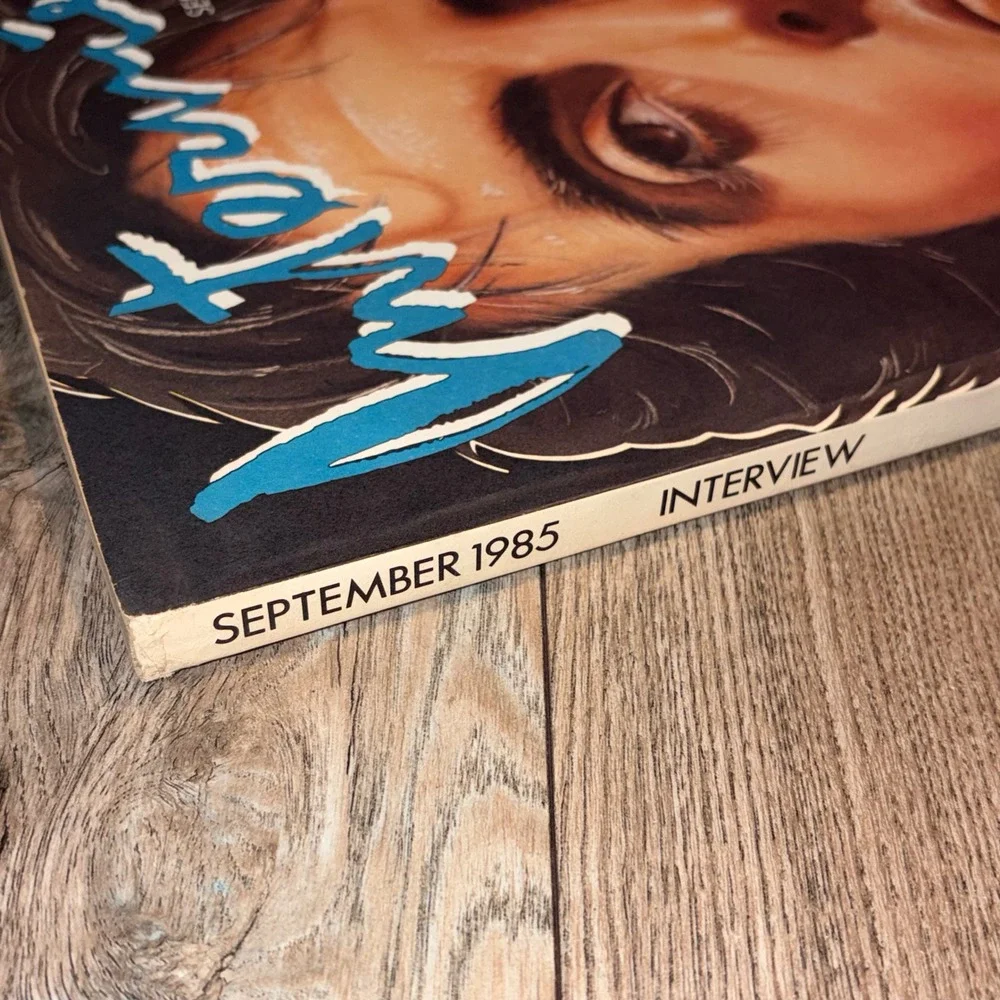 Interview Magazine September 1985 Sylvester Stallone Cover Andy Warhol Vintage